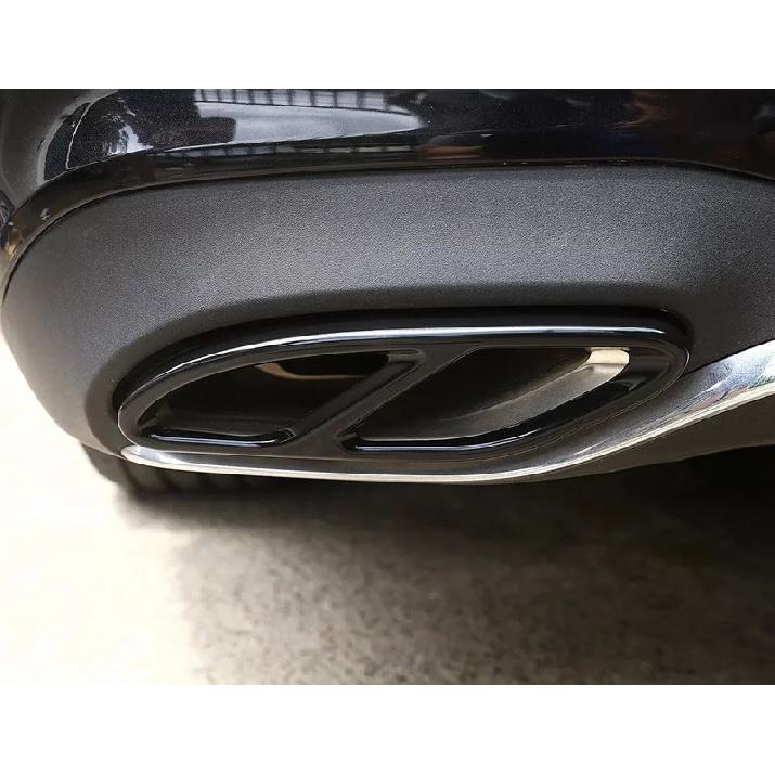 Black Exhaust Tip Muffler Pipe Cover For A Class W176 B Class W246 for Mercedes Benz W212 W213 W205 X253 C180 C200 Tail Pipe