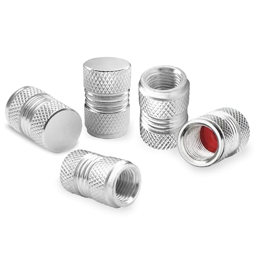 

Aicosineg Колпачок воздушного клапана шины Алюминиевый сплав (Серебристый, Набор из 5 штук) Высокая прочность, Легкий вес, Алюминий, Высокое качество, Автозапчасти, Мотоцикл,