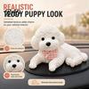 Adults Stress Balls Dog Relief Toy for Car Dashboard Decor, Puppy Squeeze Shaped Decor with Anti-slip Mat, Soft Animal Anti-Anxiety Sensory