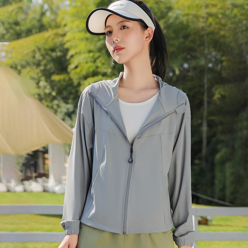 Women s Summer Sun Protection Hooded Jacket M
