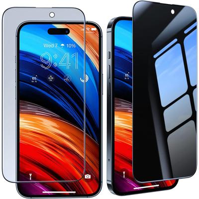 Privacy Screen Protector 9H Tempered Glass Protection for Iphone 15 Pro Max 14 Plus 13 Mini 12 11 X Xs Xr Se 2020 2022 8 15Pro 14Pro Phone Accessories