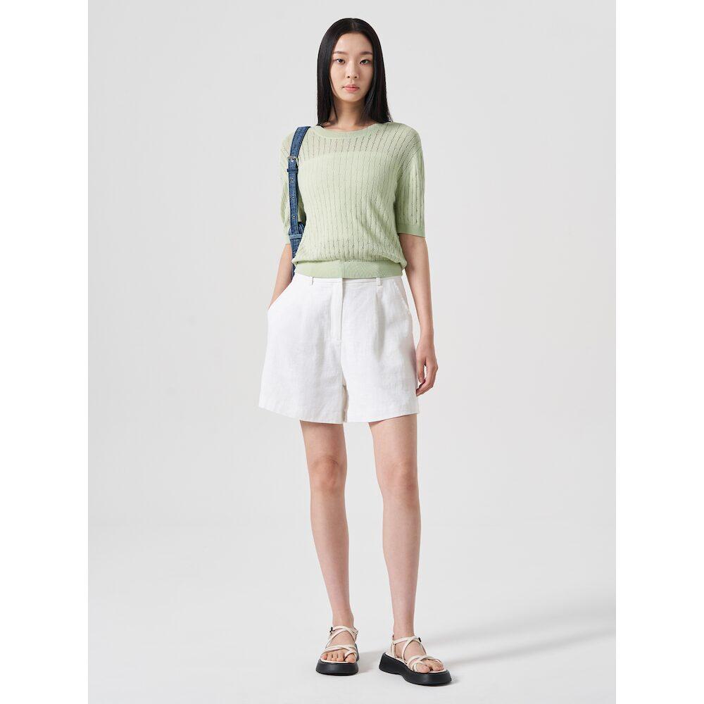 8SECONDS Scallop Short Sleeve Knit Green (354651Jq1M)