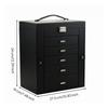 Jewelry Organizer Box with Drawers Compartmentalized for Vanity