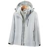 3-in-1 Fleece Lined Hooded Jacket Men Women Outdoor Hiking Camping Skiing 2111