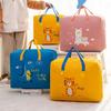 Zipper Kindergarten Quilt Storage Bag Cartoon Pattern Luggage Bag Cute Clothes Moving Bag  Blanket