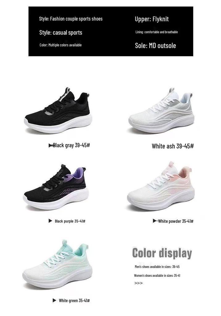 Scarpe da Corsa da Donna in Rete Traspirante Ultraleggere - Antiscivolo, Resistenti all'Usura, Sneakers Versatili per Primavera/Estate