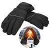 Electric Heated Gloves Polyester Waterproof Battery Powered Winter Heated Gloves for Skiing