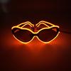Occhiali da Sole Luminosi a LED a Forma di Cuore per Feste