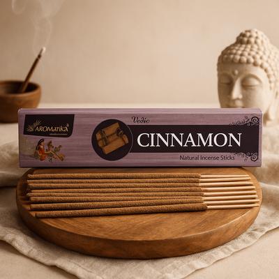 Cinnamon Masala Incense Sticks 12 Count - Vedic