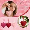 Heart Shaped Ornaments, Hanging Decorations For Valentine's Day Wedding Anniversary Party Home Classroom