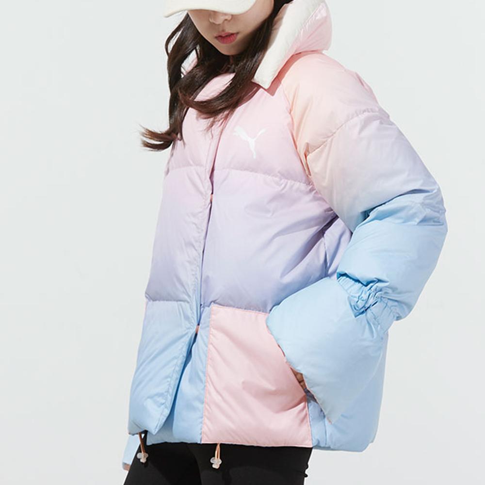 Puma Gradient Loose Warm Down Jacket Women Outerwear Sky-Blue 534415-86