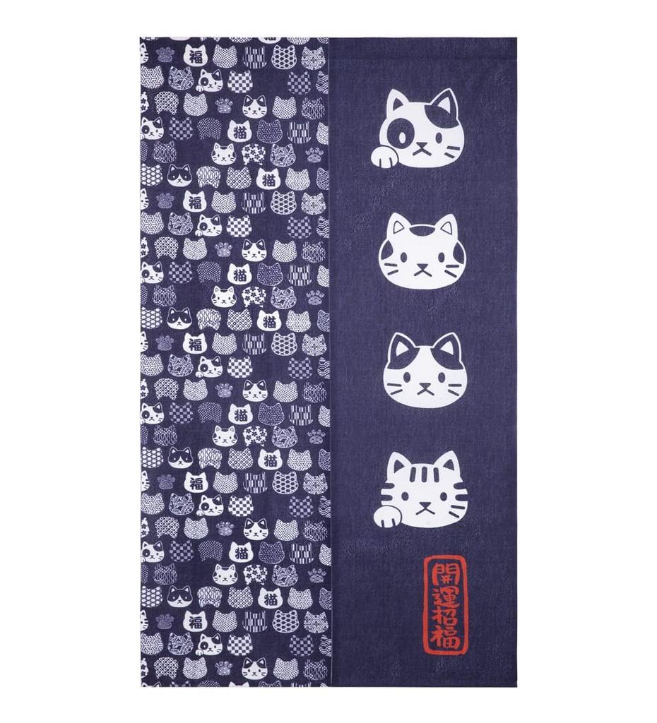 Noren Stylish Room Divider Satin Long Living Dressing Doorway Privacy Door Divider Curtain Luck Lucky Width 85 Length 170 NR1344 Noren, Curtain,