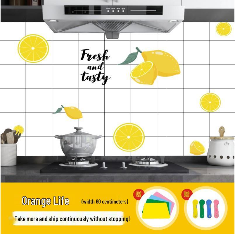 

Жаростойкие, водонепроницаемые, масло- и влагостойкие наклейки на кухонную стену - самоклеящаяся алюминиевая фольга для шкафов и плит 60 cm x 1 m (per order)