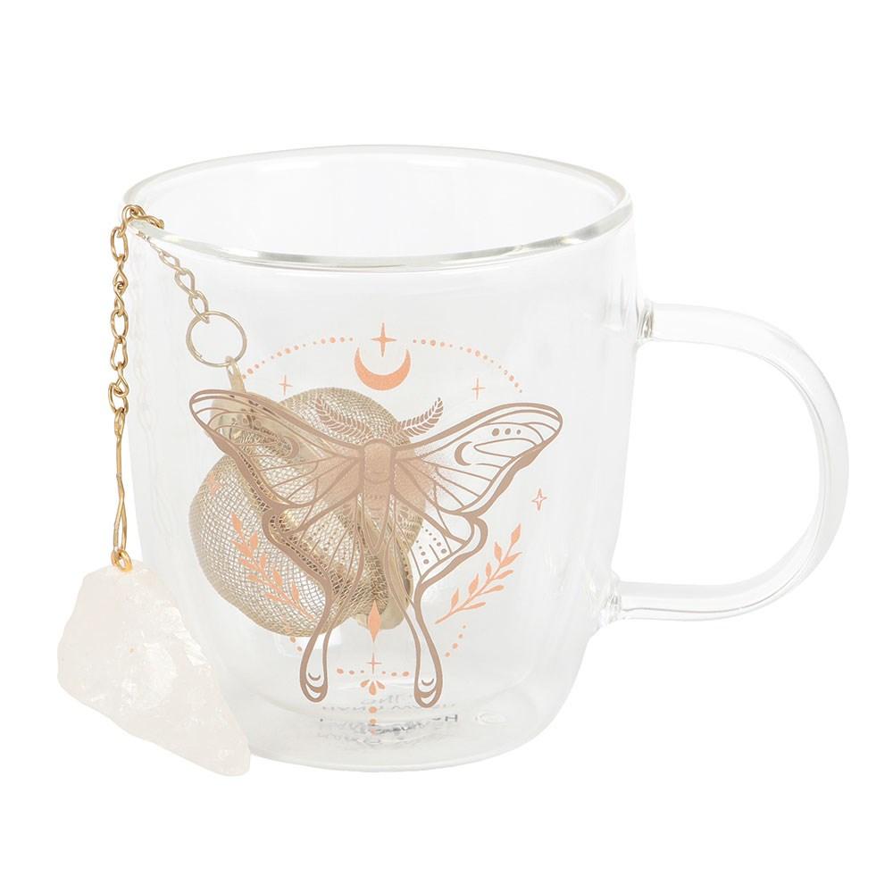 Something Different Luna Moth Double-Walled Mug Set