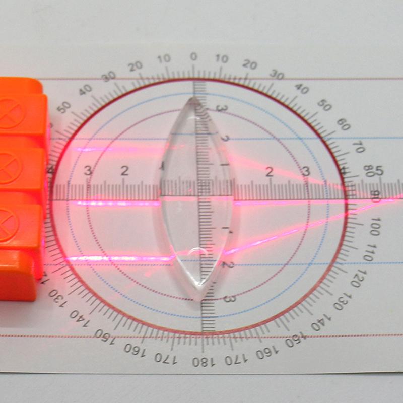 Sada experimentů s geometrickou optikou Sada optických čoček Konvexní konkávní čočka Lom světla Odraz fyziky Dárek pro děti pro výuku fyziky
