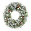 Christmas Snow Tipped Wreath