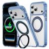 Magnetic Stand Protective Case for iPhone 17 Pro Max - Compatible with Apple 16/15 Drop-Proof, 14 Transparent, 13