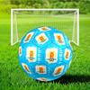 Wolves Team Emblem Printed Size 5 Soccer Balls, Anti-Slip, Protective Football, Outdoor Sport, a Unique Gift Suitable for him/her, Birthday