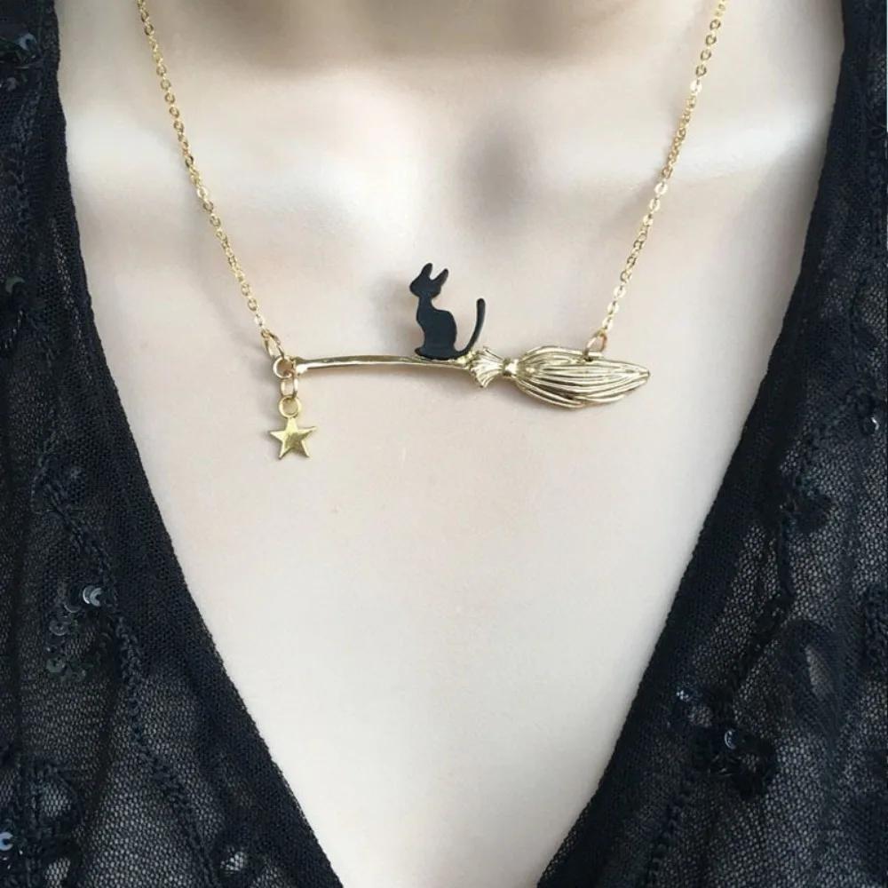 Stainless Steel Jewelry Simple Cat Choker Necklaces Women Party Wedding