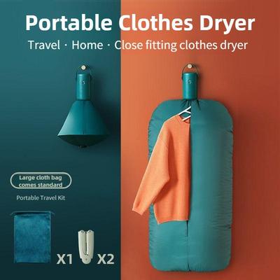 250W Travel Household Small Air Dryer Foldable Sterilization Clothing Quick Drying Machine Mini Portable Clothes Dryer