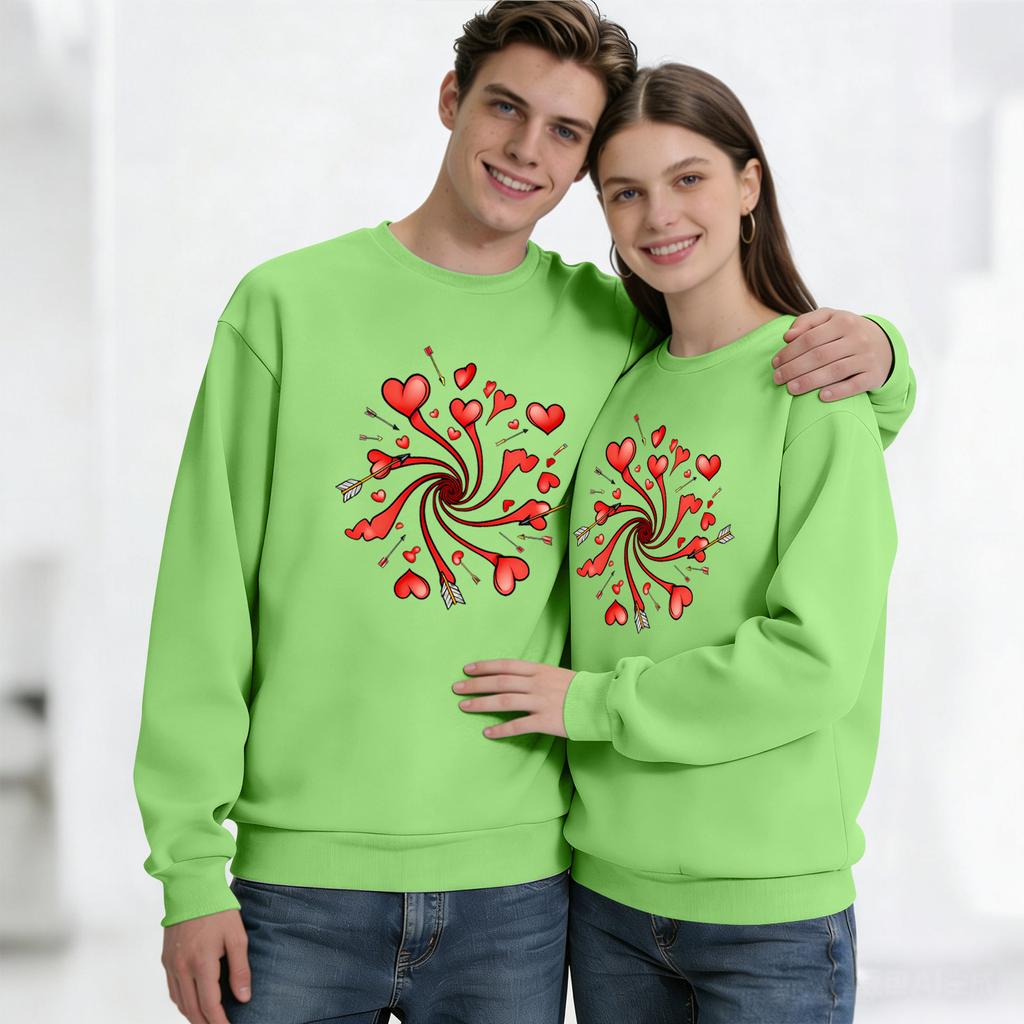 Men's Round Neck Long Sleeve Top, Unisex, Couple Casual Sports Top