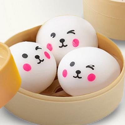 Toys Cartoon Toys Dumpling Squishy Dumpling Anti Stress Ball Pinch Vent Fidget Sensory Squishy Tabas Abreact SquishSurprise Gift Present
