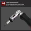 Multi-function Magnetic Bit Ratchet Screwdriver Angle Variable 0-180 Degrees Can Be Turned Left And Right 1/4 Inch Hex Interface