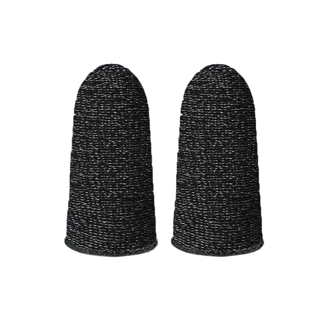 Gaming Finger Sleeve Mobile Game Controller Thumb Sleeve Touch Screen Finger Cover Breathable Anti SlipBlack Edge