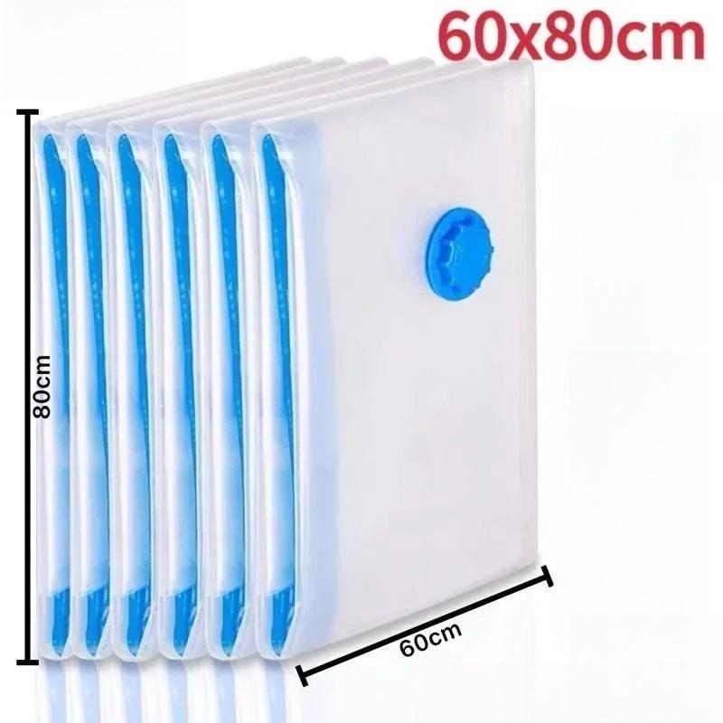 3/6Packs Travel Compression Bags, Travel Essentials Vacuum Storage Bags Space Saving Bags for Suitcases Organizer For Clothes 4 Sizes