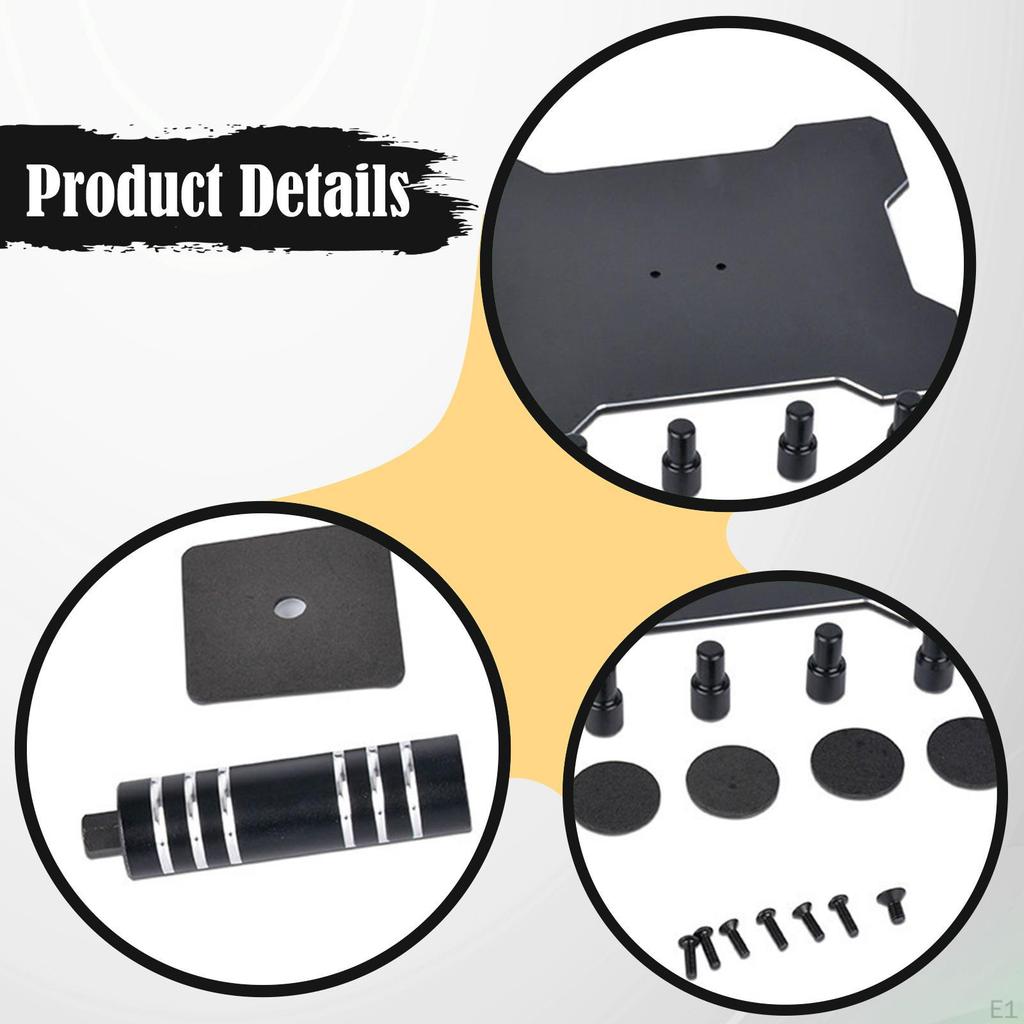 RC Car Work Stand Display Rack Rotatable DIY Assembly Metal Anti Slip Repair Workstation for Models