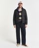 Зимняя куртка GANT Light Down Jacket на двусторонней молнии черная