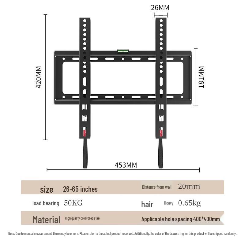 PROPRE Universelle feste TV-Wandhalterung