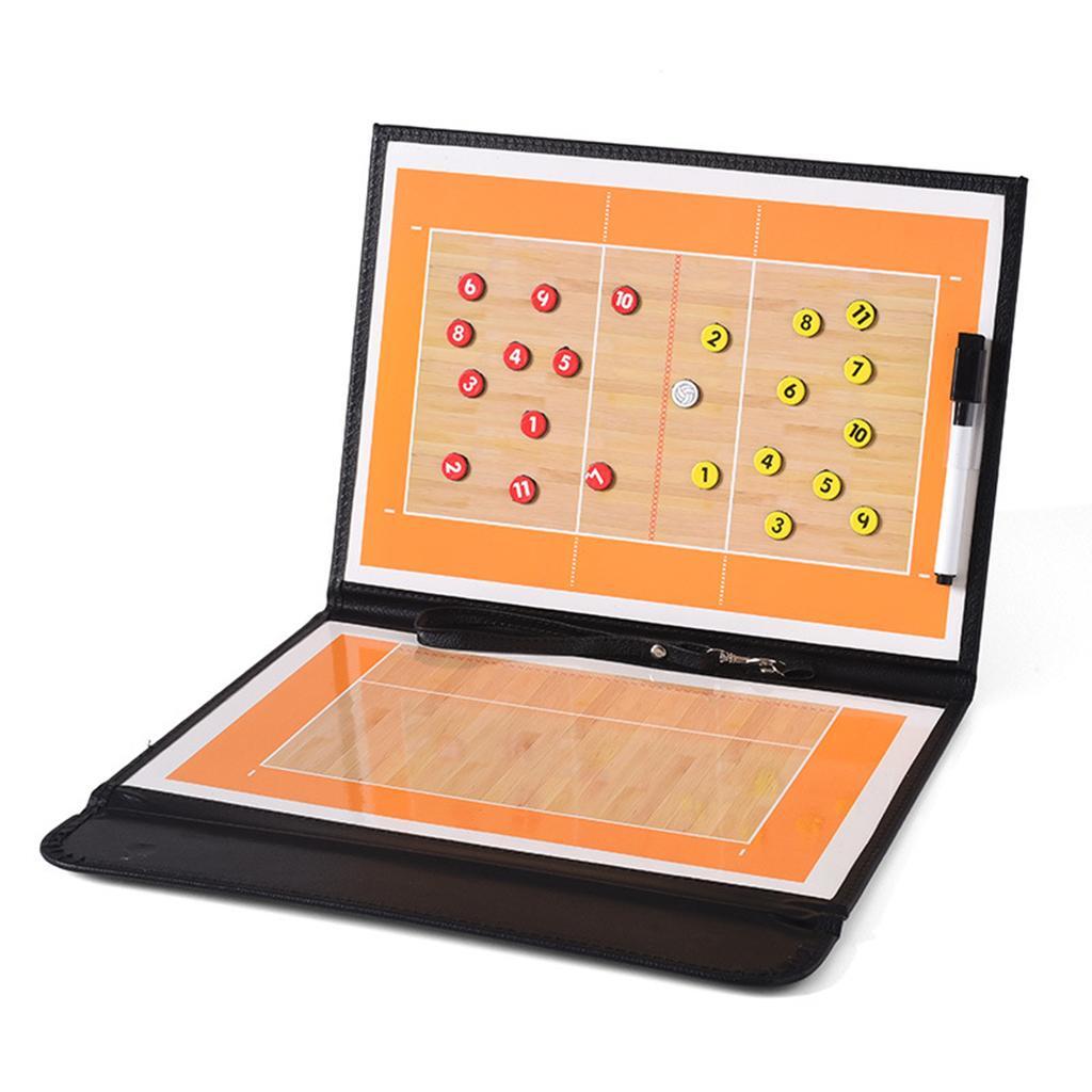 Magnetic Volleyball Coaching Clipboard Set for Coaches Complete Kit with Accessories