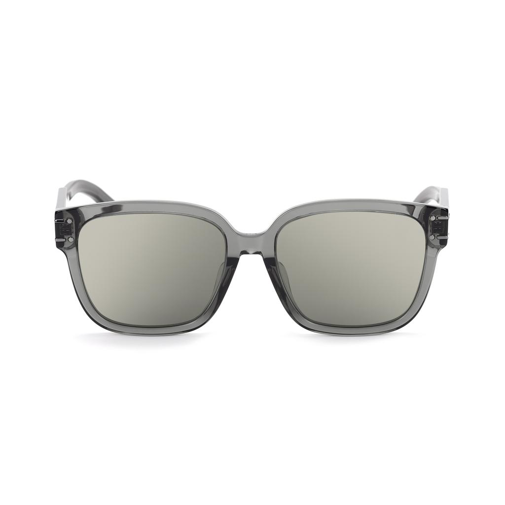 Dior signature S7F Series Logo Decorated Acetate Square Sunglasses Women sunglasses Gray NSGTS7FXR-45A7