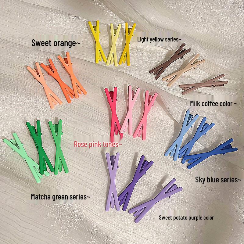 

Pink Heart Hair Side Clip for Women