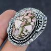 Copper Pink Opal Gemstone 925 Sterling Silver Jewelry Ring Size 10