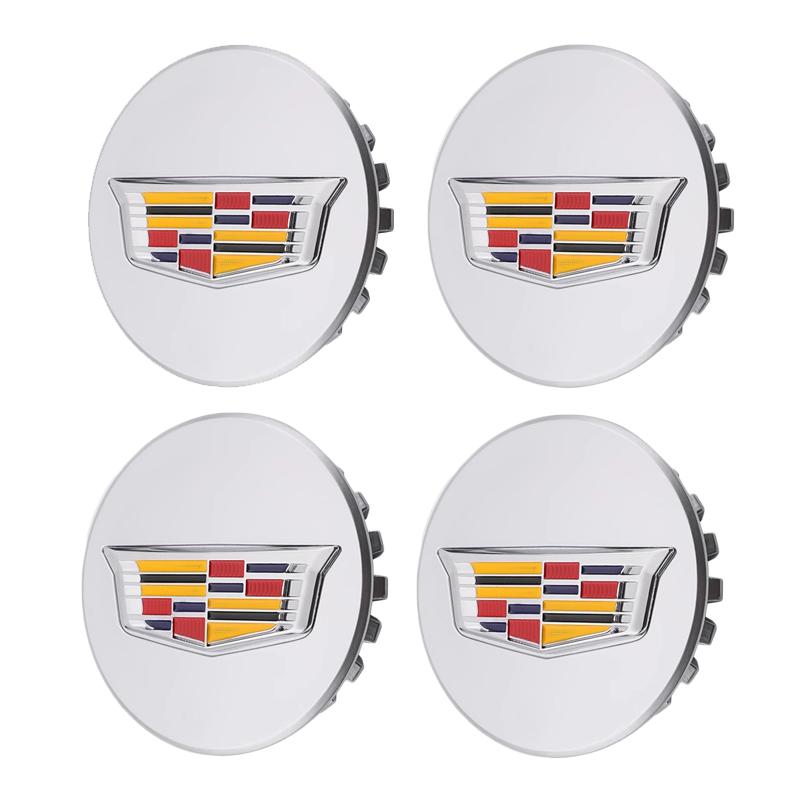 Dla Cadillac Escalade XT5 XT6 CT5 CT6 XTS CT4 66mm 4szt. Nakładki na środek koła samochodowego Akcesoria Emblemat opony samochodowej Stylizacja samochodu