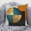 Can Be  for Living Room Nordic Pillowcase Decorative  Luxury Golden Feather Geometric Sofa Cushion Cover
