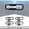 For -2025 Dodge Ram 1500 Gloss Black Exterior Door Handle Bowl Cover Trim 8P