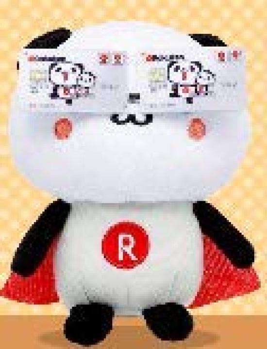 

Pandaful Collection Shopping Panda Rakuten Card Plush Toy