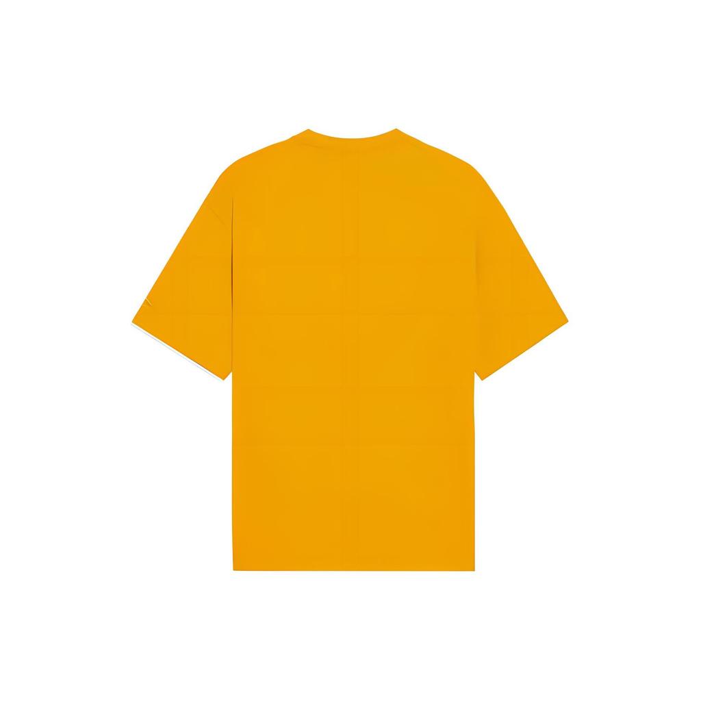 Li Ning Disney T Shirt Unisex Citrus Orange Yellow AHSSB89-2