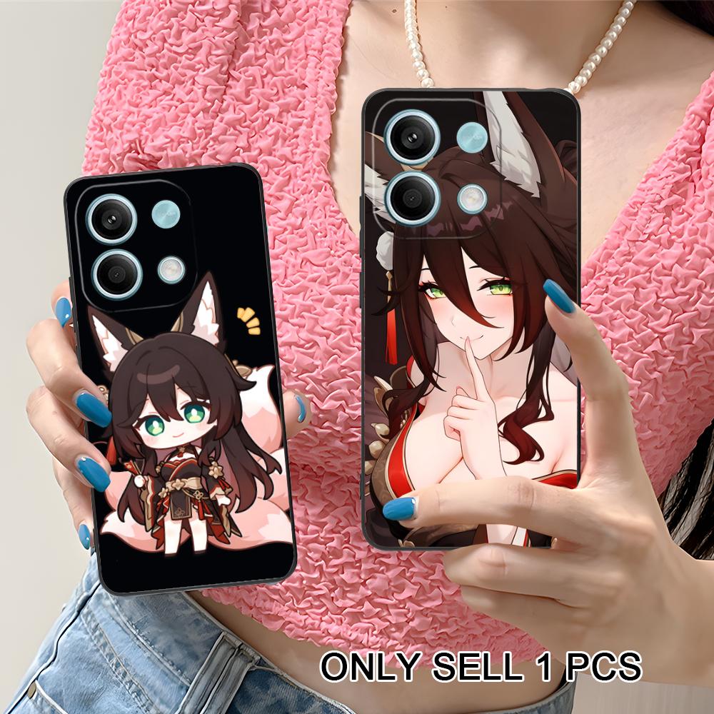 HSR Fugue Matte TPU Mobile Phone Case for Xiaomi Redmi 15 14 13 12 A5 3 2 1 C Plus 4G 5G Colorful Printing Cover