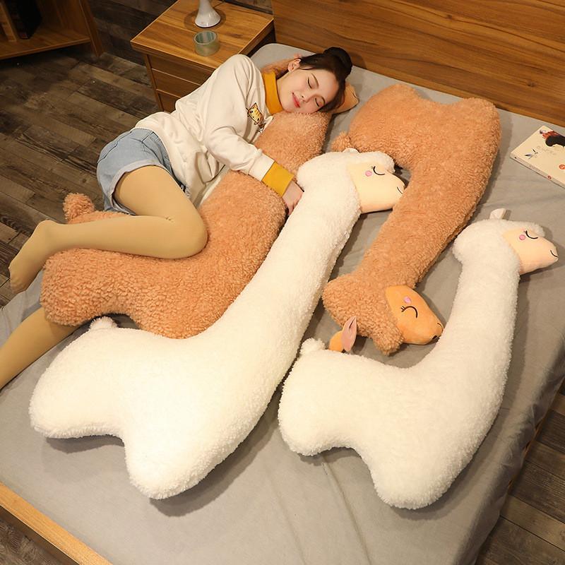 Animal Alpaca Cartoon Wool Toy Little Sheep Doll Girl Sleeping Companion Gift