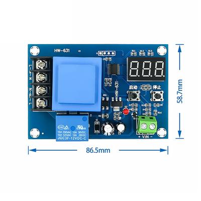 Chargeur de batterie de stockage au lithium 1 pièce Interrupteur de contrôle Carte de protection Module de contrôle de charge de batterie à commande numérique Xh-M602