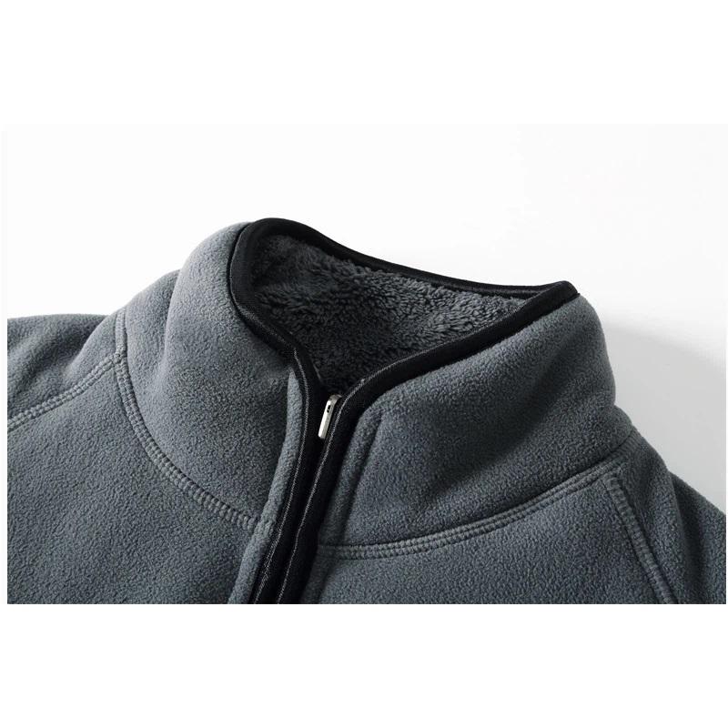 Thickened Winter Fleece Coat Warm Outerwear For Autumn And Winter Comfortable And Soft Plush Jacket For Cold Weather Casual Outdoor Activities