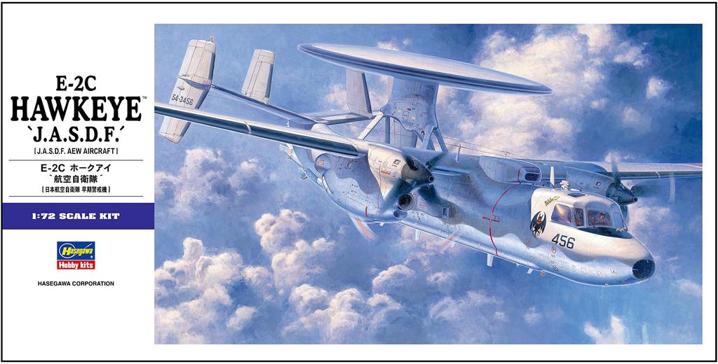 Hasegawa Air Force Hawkeye Plastic Model E30 1/72 Self-Defense E-2C