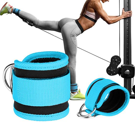 Fitness Ankle Strap with 3 Resistance Bands Glute Workouts Leg Training Kickbacks Booty Hip Abductors Body Exercise Ankle Resistance Bands with Cuffs