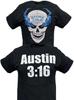 Unisex košile Bavlna Oversize Velká velikost Stone Cold Steve Austin 3 16 Kouřící lebka Pánské tričko