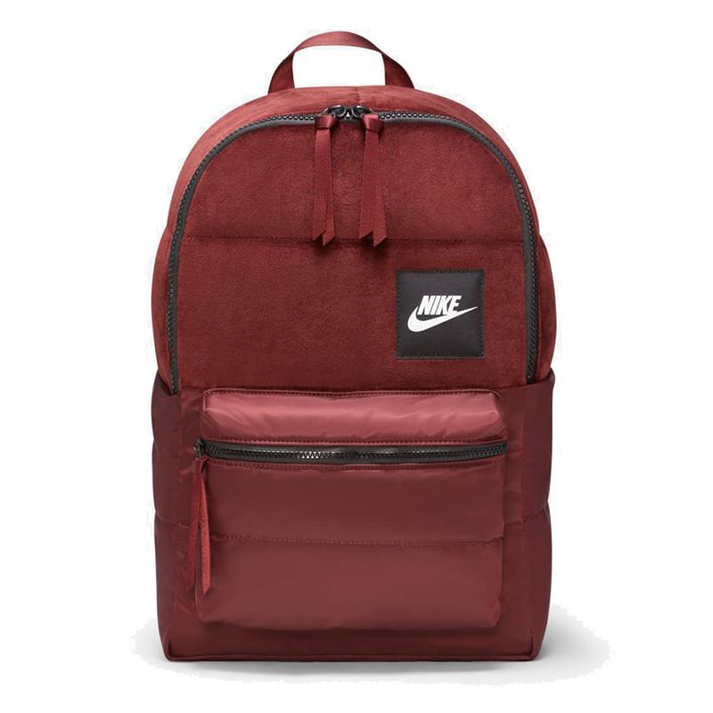 Nike SportswearHeritage Polyester Backpack Regular Unisex Mysterious Maroon CQ0263-624