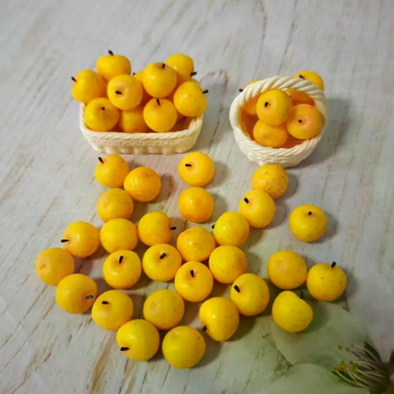 5/10Pcs Mini Simulated Little Apple Doll Accessories Toys 1/12 Dollhouse Miniature Food Play Scene Decoration